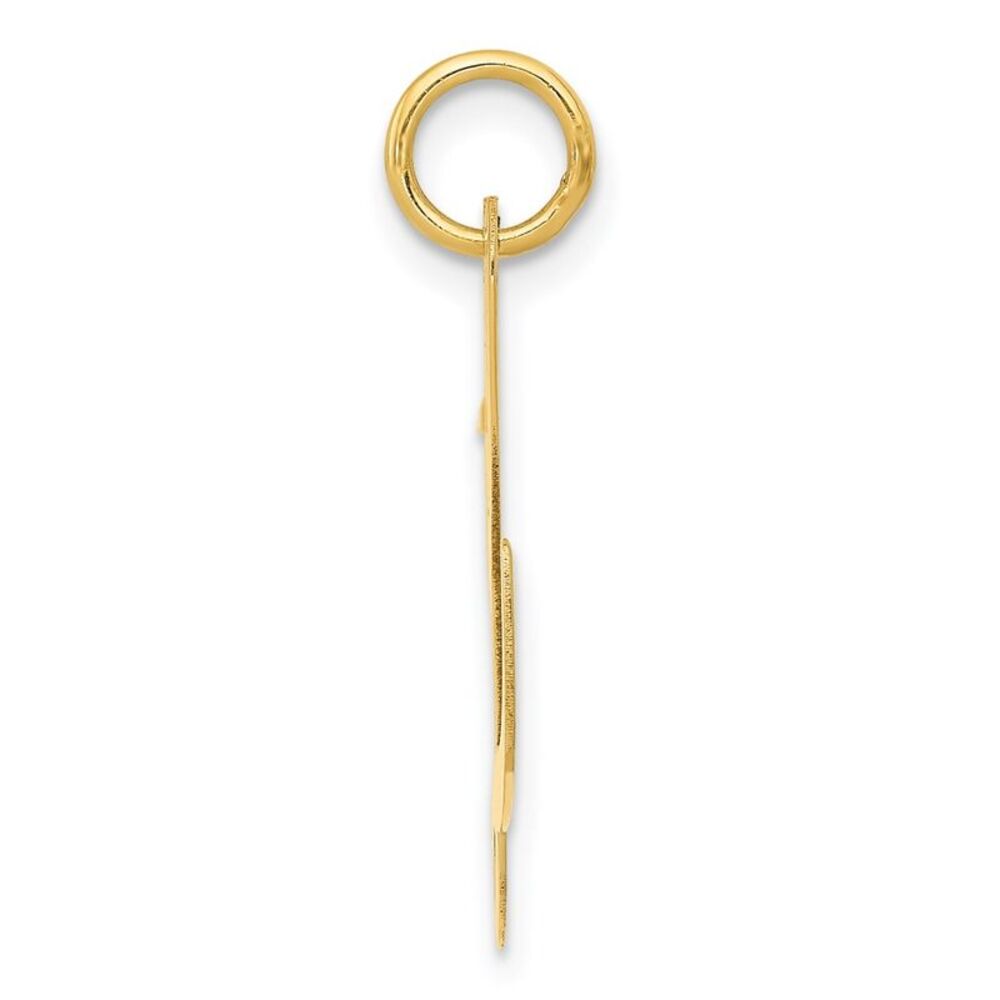 Kazi Luxury 14k Yellow Gold Large Fancy Script Le… - image 2